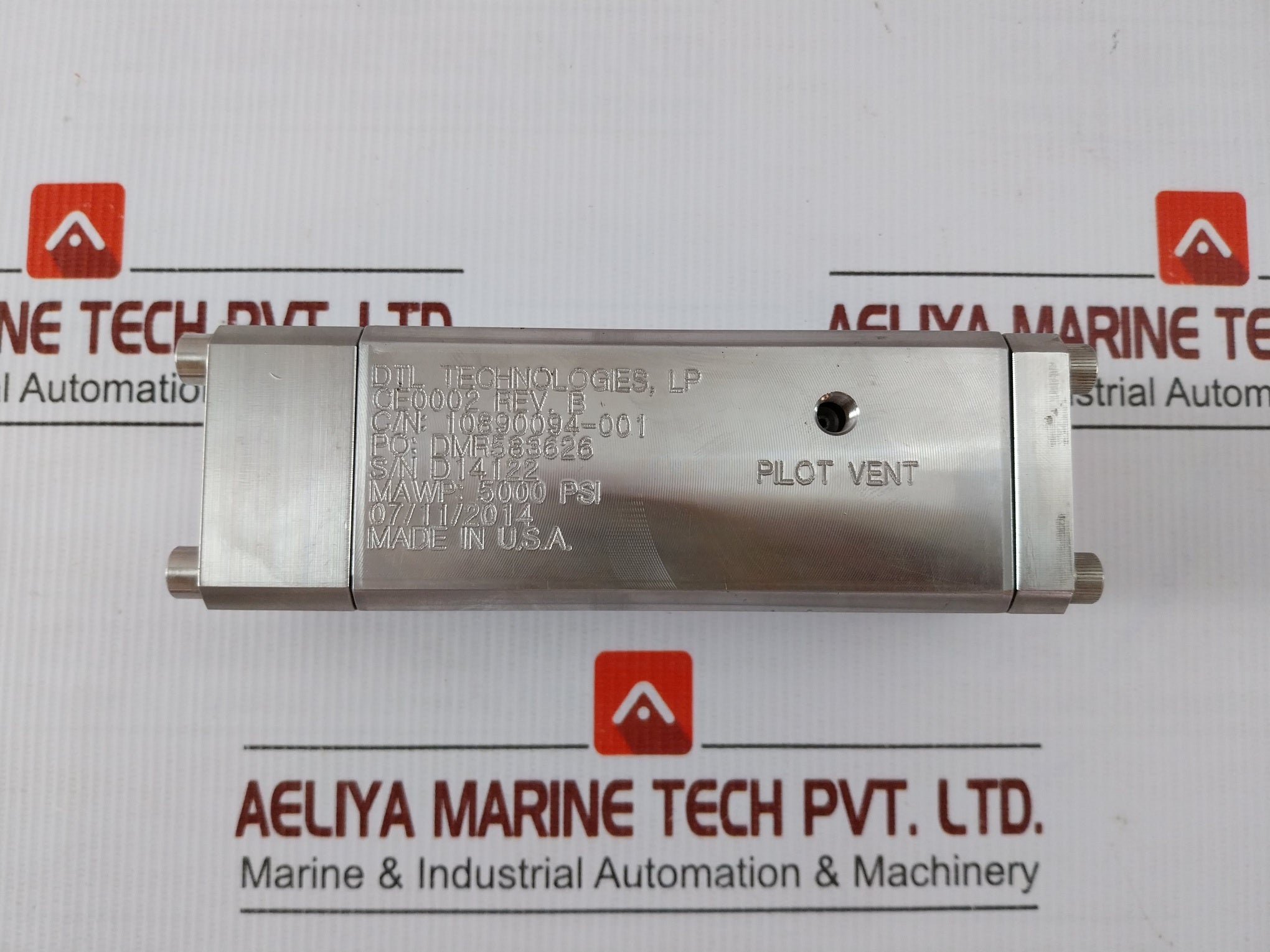 Dtl Technologies Ce0002 Rev.B Valve Dmr583626