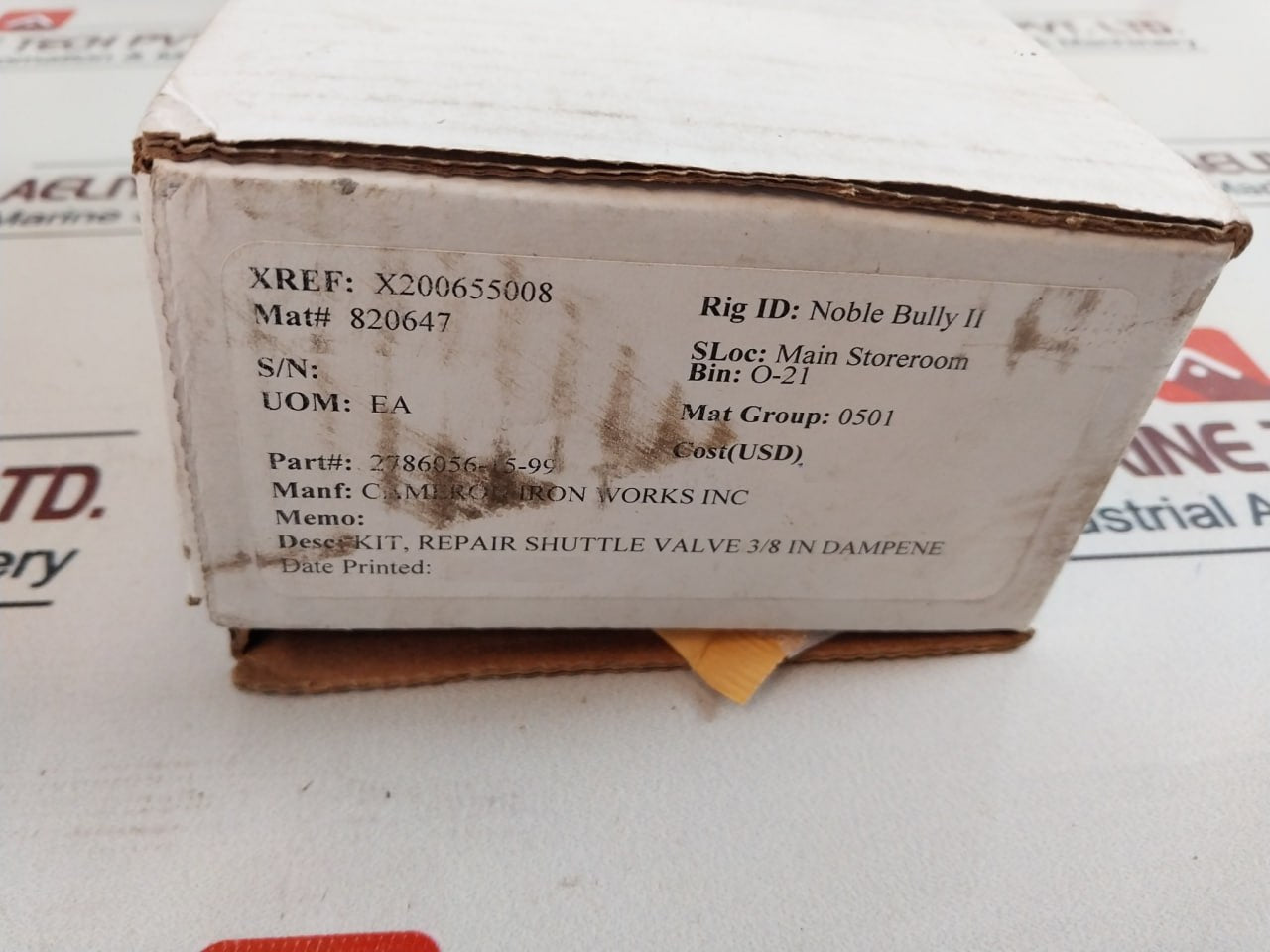 Dtl Technologies Sh0115 Rk 3/8 In Dampene Shuttle Valve Repair Kit 2786056-15-99