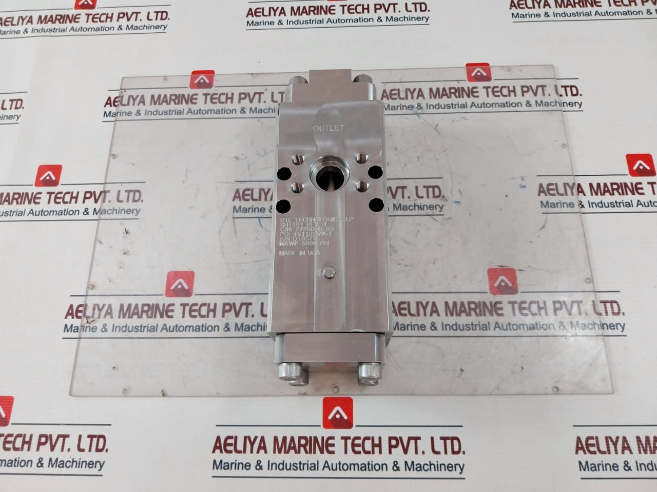 Dtl Technologies Sh1101 Shuttle Valve 1 In Stackable With 1 In 5000 Psi