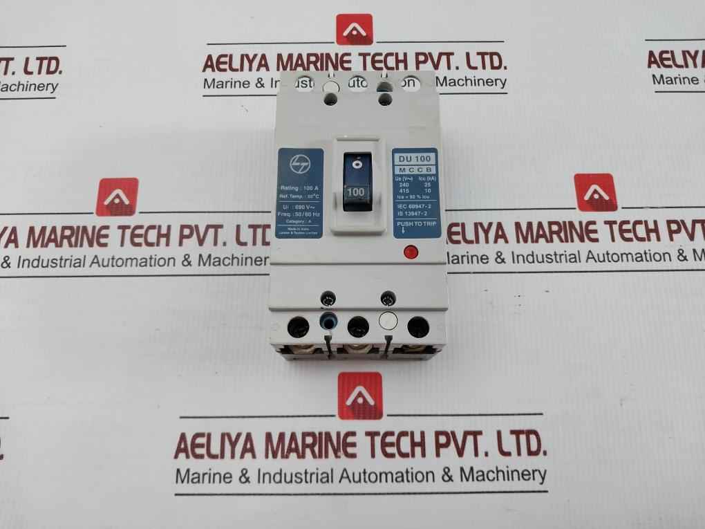Du 100 Moulded Case Circuit Breaker 690V 50/60Hz L&T