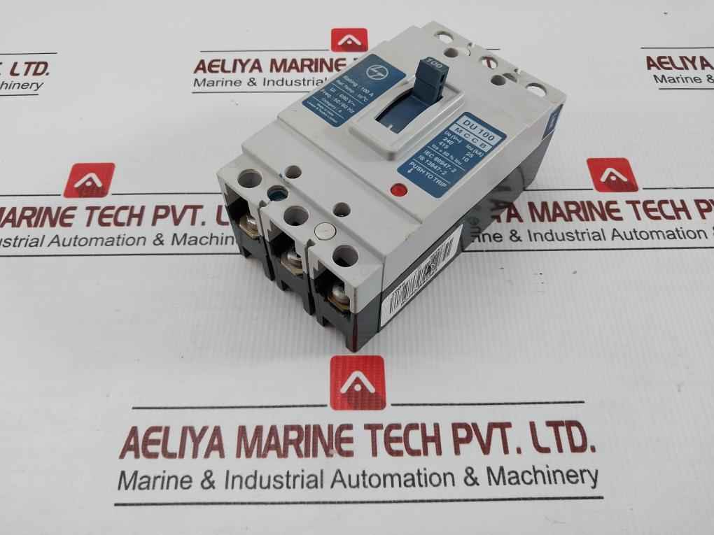 Du 100 Moulded Case Circuit Breaker 690V 50/60Hz L&T