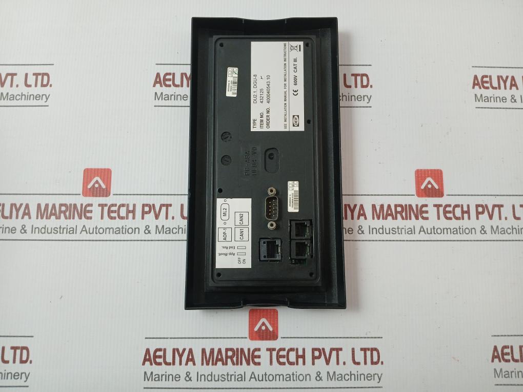Du2.1, Dgu-8 Display Unit Voltage - 600V Deif