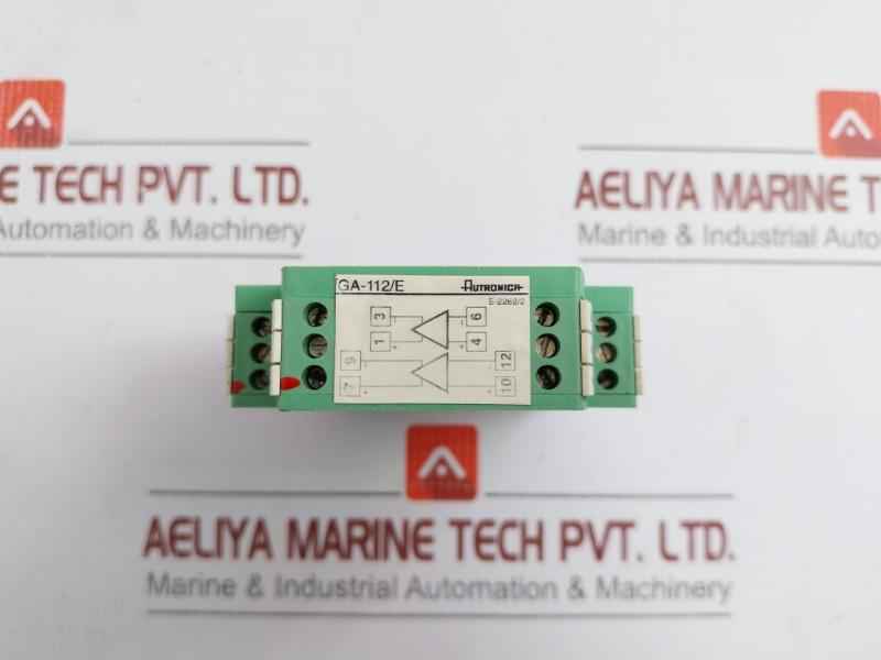 Dual Thermocouple Amplifier Autronica Ga-112/E 12-32 Vdc