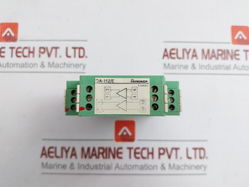Dual Thermocouple Amplifier Autronica Ga-112/E 12-32 Vdc