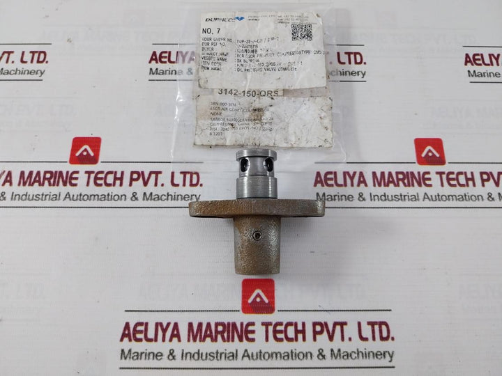 Dubheco 3142-150 Oil Pressure Valve Cmo 24