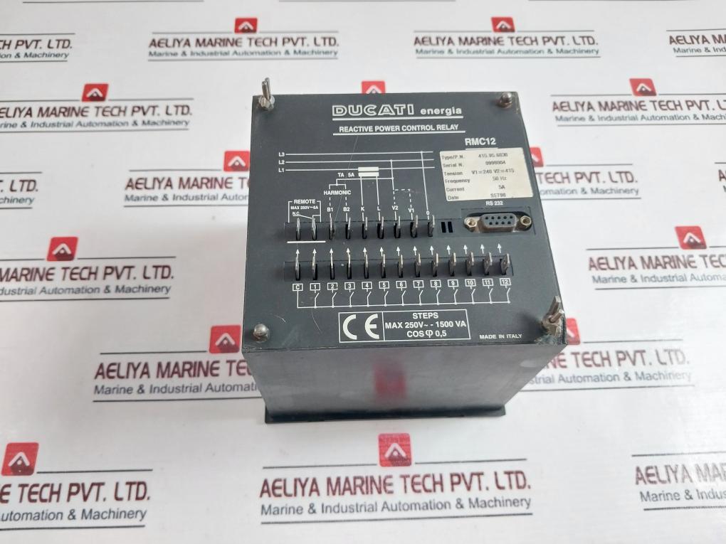 Ducati Energia Rmc12 Reactive Power Control Relay 50Hz