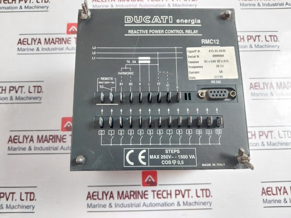 Ducati Energia Rmc12 Reactive Power Control Relay 50Hz