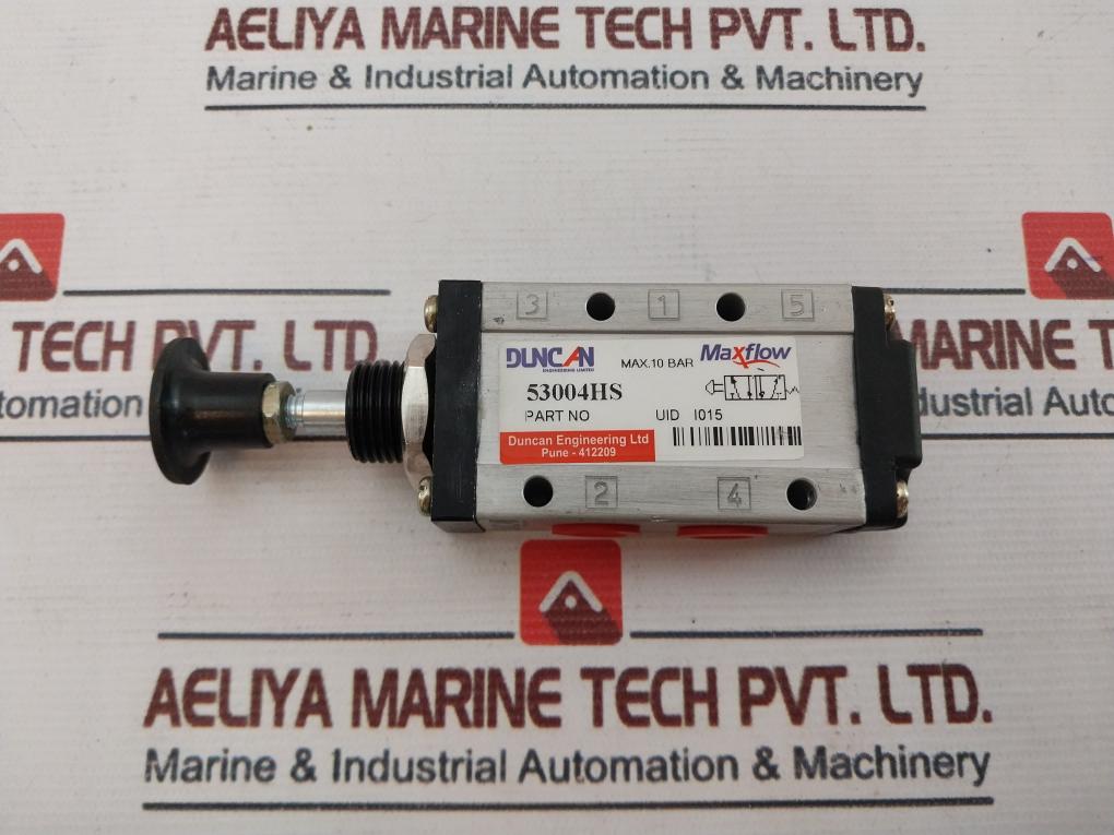 Duncan 53004Hs Pneumatic Push Pull Valve