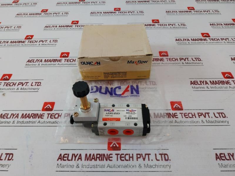 Duncan A53014mo Maxflow Single Coil Spool Design Solenoid Valve