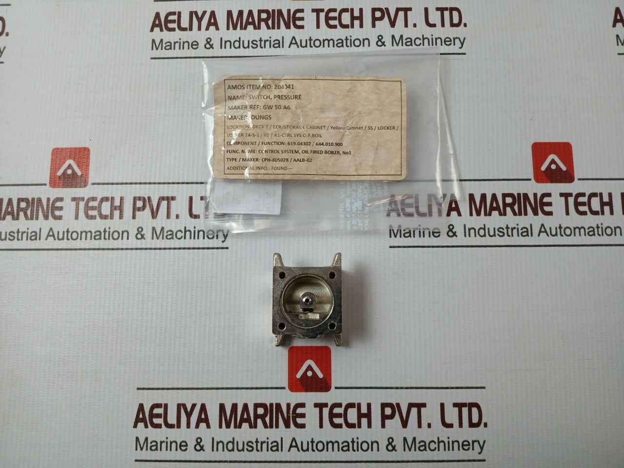 Dungs Gw 50 A6 Pressure Switch For Oil Fired Boiler