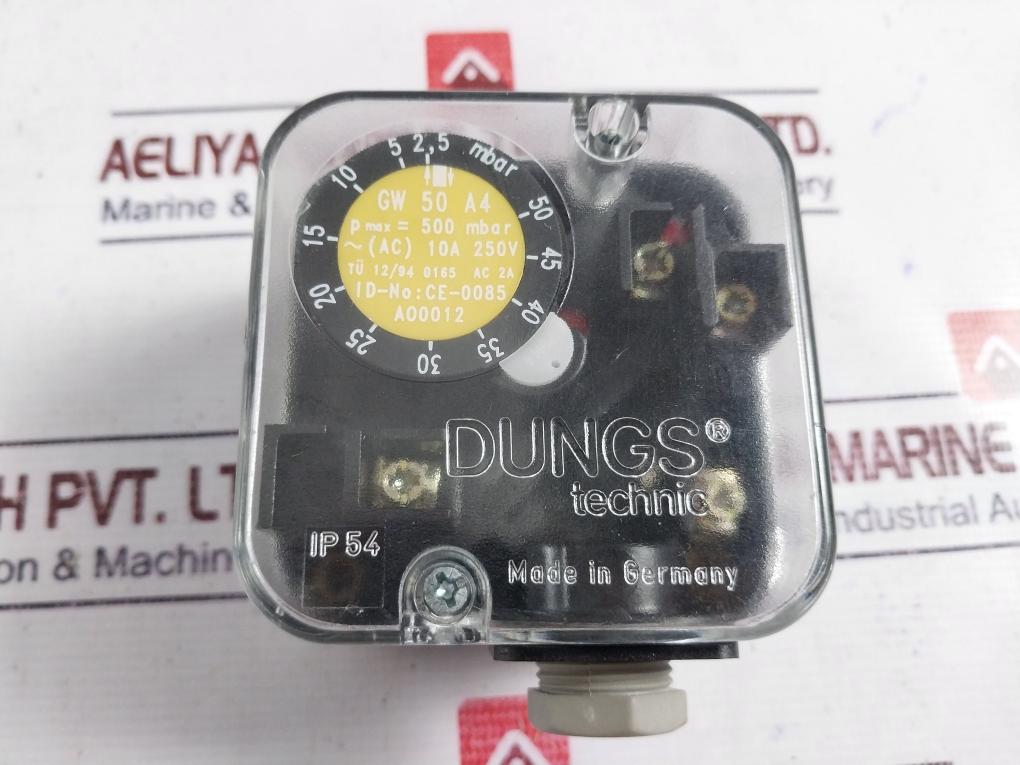 Dungs Technic Gw 50 A4 Differential Air Pressure Switch 2.5-50 Mbar