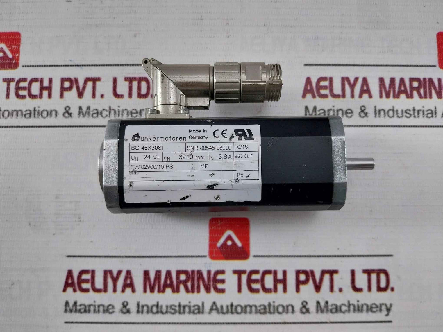 Dunkermotoren Bg 45X30Si Brushless Dc Motor 24V Bg3 Cl.F