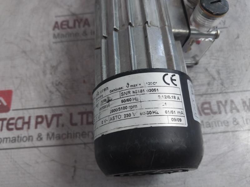 Dunkermotoren Dr52.0X40-2/Asto Servo Motor 230V 50/60Hz 61/51A 2600/3100 Rpm