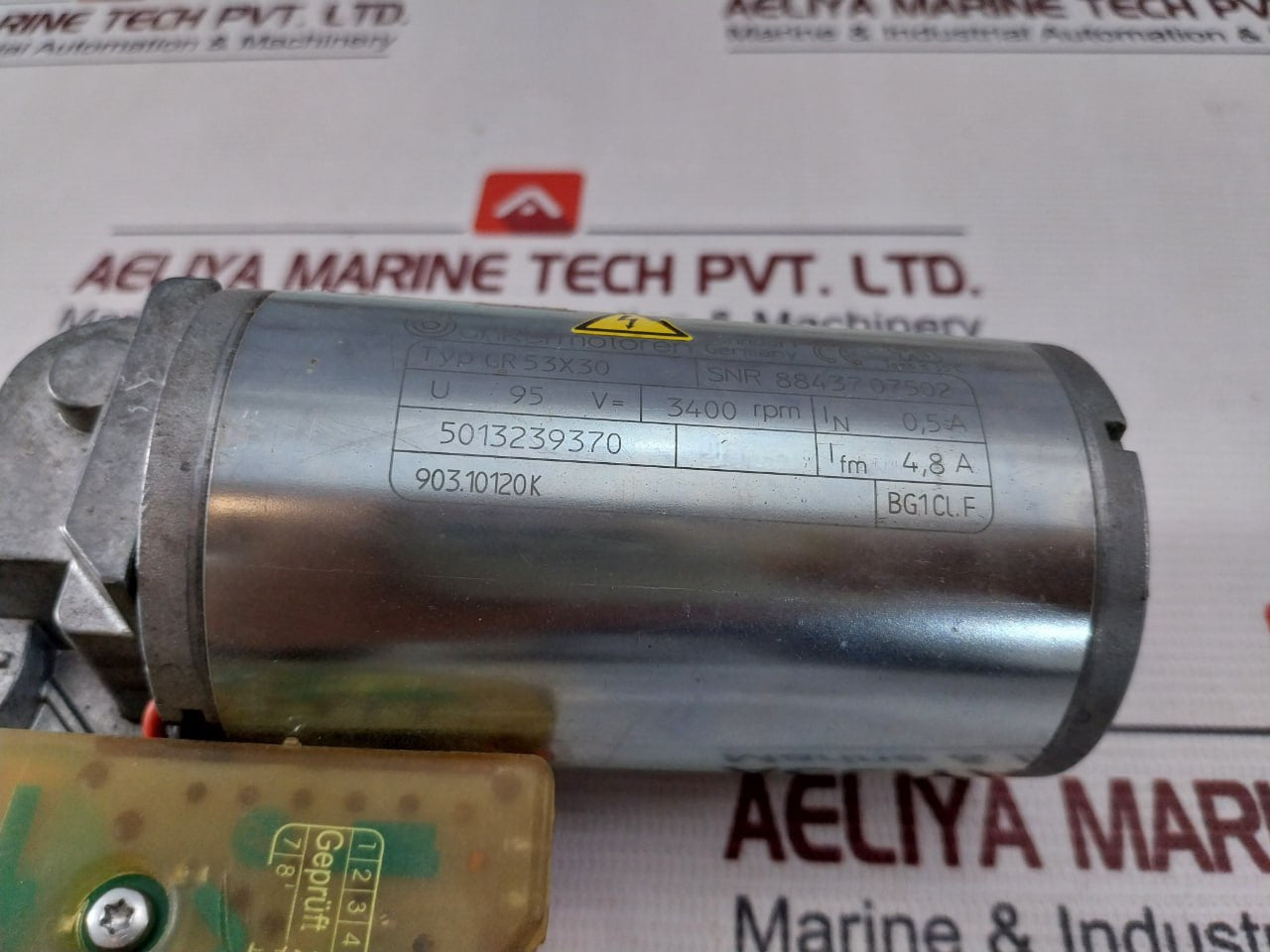 Dunkermotoren Gr 53X30 Permanent Magnet Dc Motor 95Vdc 34.2W Ip50