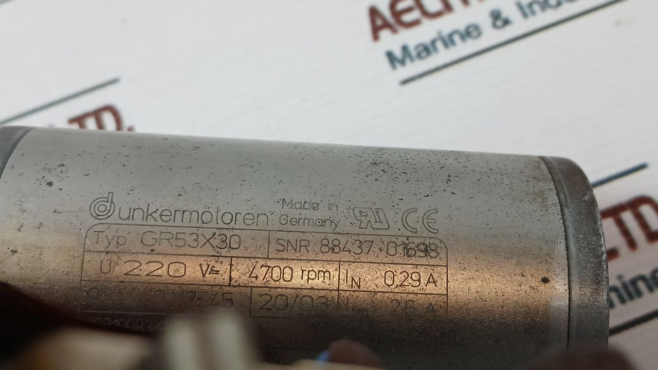 Dunkermotoren Gr53X30 Spring Charging Motor