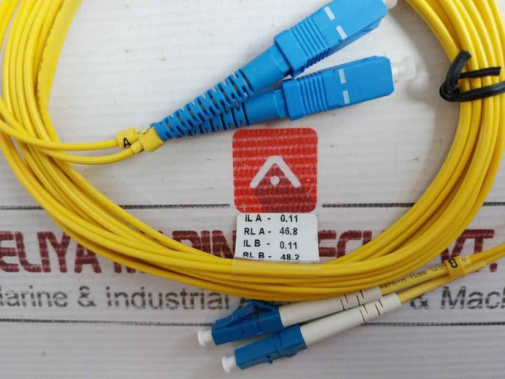 Duplex 9/125 Fiber Optic Cable Set Ftek-dx-sm-sc/Lc-pc-03M
