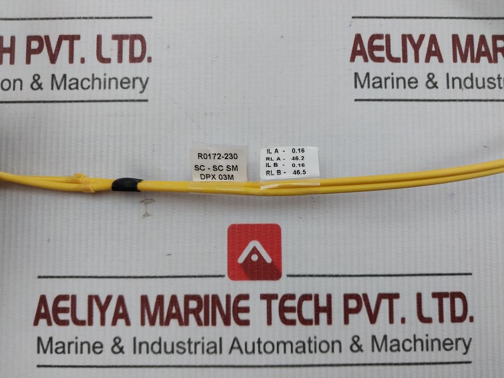Duplex Fiber Optic Cable R0172-230 Sc-sc Sm Dpx 03M (9/125) 60 Gm