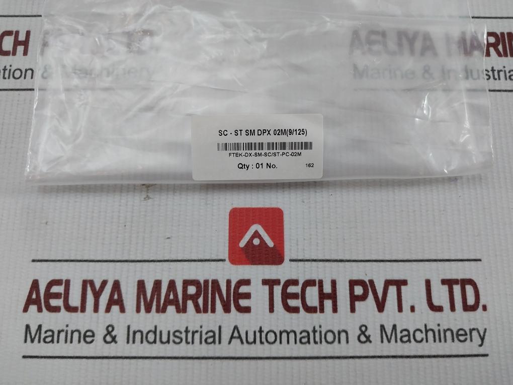 Duplex Fiber Optic Patch Cable Ftek-dx-sm-sc/St-pc-02M Sc-st Sm Dpx 02M(9/125) Sku 198635