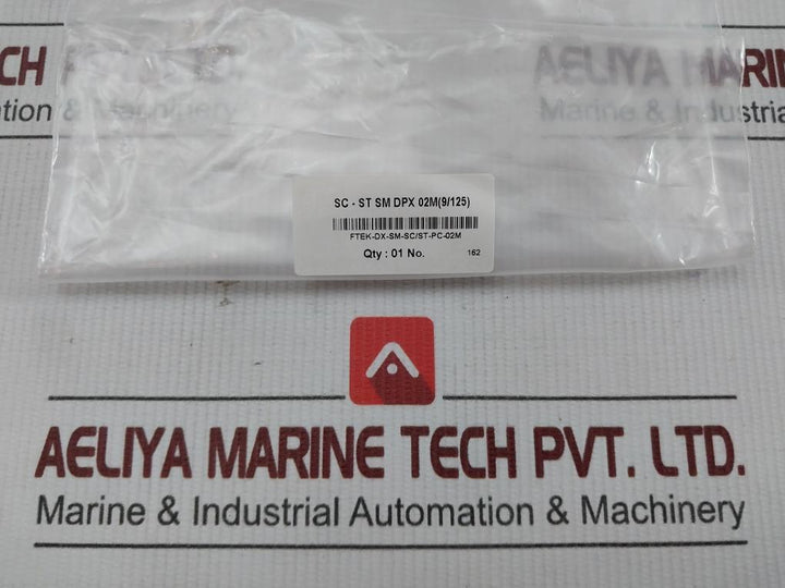 Duplex Fiber Optic Patch Cable Ftek-dx-sm-sc/St-pc-02M Sc-st Sm Dpx 02M(9/125) Sku 198635