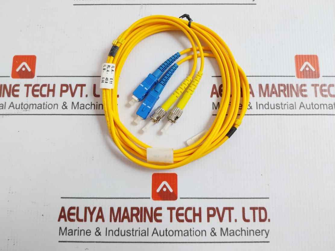 Duplex Fiber Optic Patch Cable Ftk-dx-sm-sc/St-pc-02M St-sc Sm Dpx 02M (9/125) New