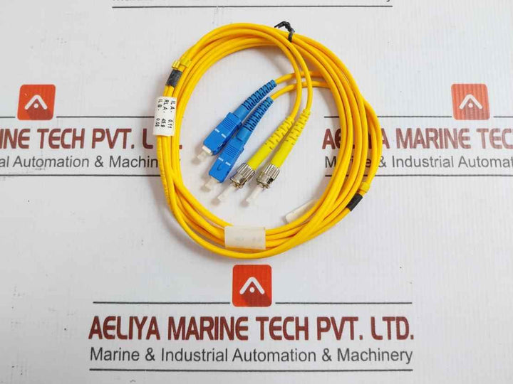 Duplex Fiber Optic Patch Cable Ftk-dx-sm-sc/St-pc-02M St-sc Sm Dpx 02M (9/125) New