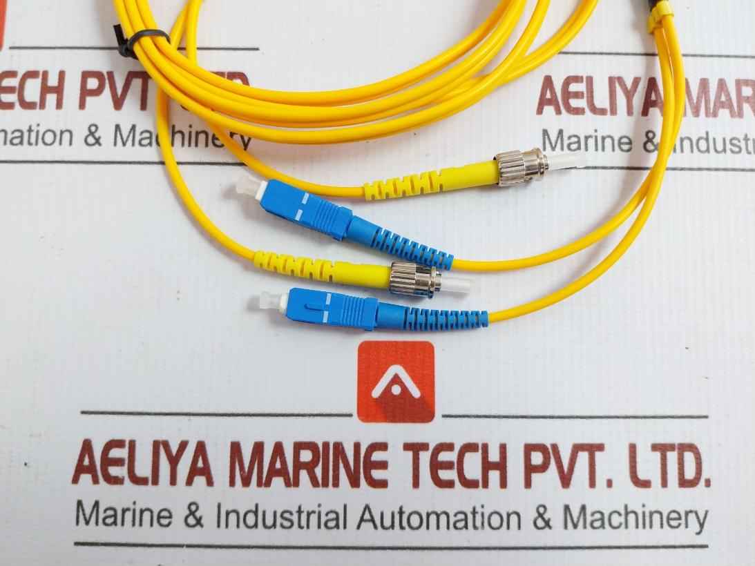 Duplex Fiber Optic Patch Cable Ftk-dx-sm-sc/St-pc-02M St-sc Sm Dpx 02M (9/125) New