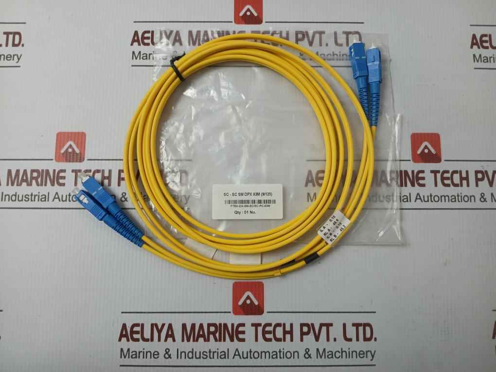 Duplex Fiber Optic Patch Cable Sc-sc Sm Dpx 03M (9/125) 70 Gm