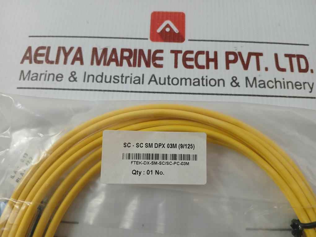 Duplex Fiber Optic Patch Cable Sc-sc Sm Dpx 03M (9/125) 70 Gm