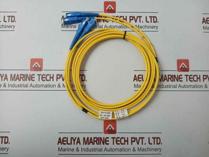 Duplex Fiber Optic Patch Cable R0172-209  Sc-sc Sm Dpx 03M (9/125)