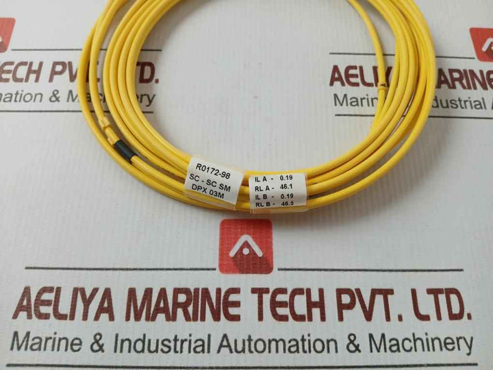 Duplex Fiber Optic Patch Cable Sc-sc Sm Dpx 03M (9/125)