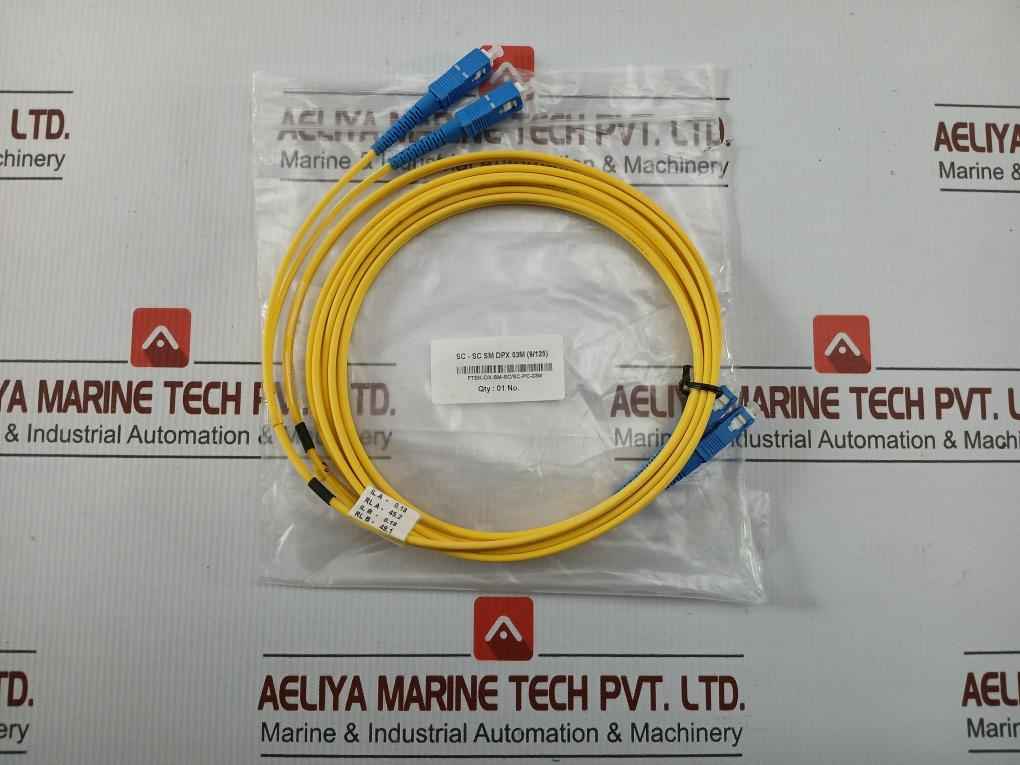 Fiber Optic Patch Cable Ftek-dx-sm-sc/Sc-pc-03M Duplex Sm Sc-sc P.C.3M 270 Gm
