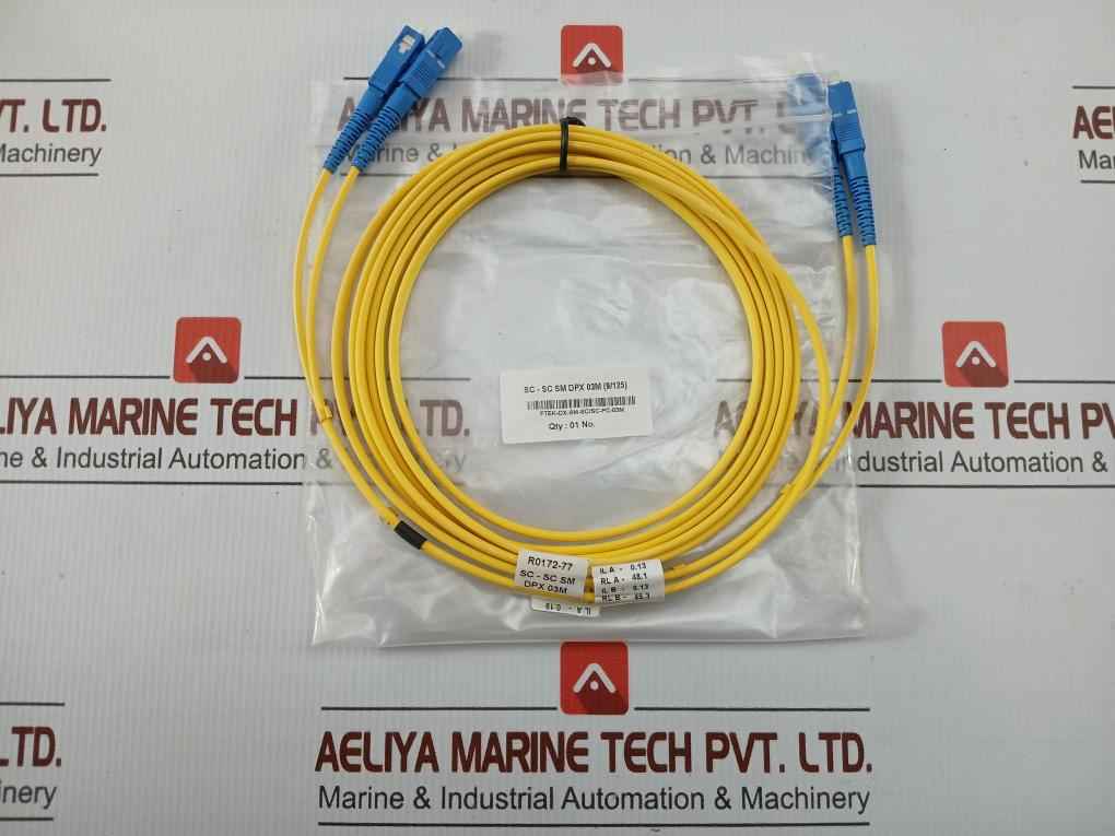 Fiber Optic Patch Cable Ftek-dx-sm-sc/Sc-pc-03M Duplex Sm Sc-sc P.C.3M 270 Gm