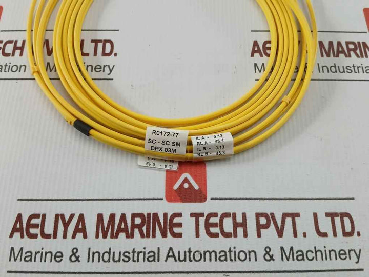 Fiber Optic Patch Cable Ftek-dx-sm-sc/Sc-pc-03M Duplex Sm Sc-sc P.C.3M 270 Gm