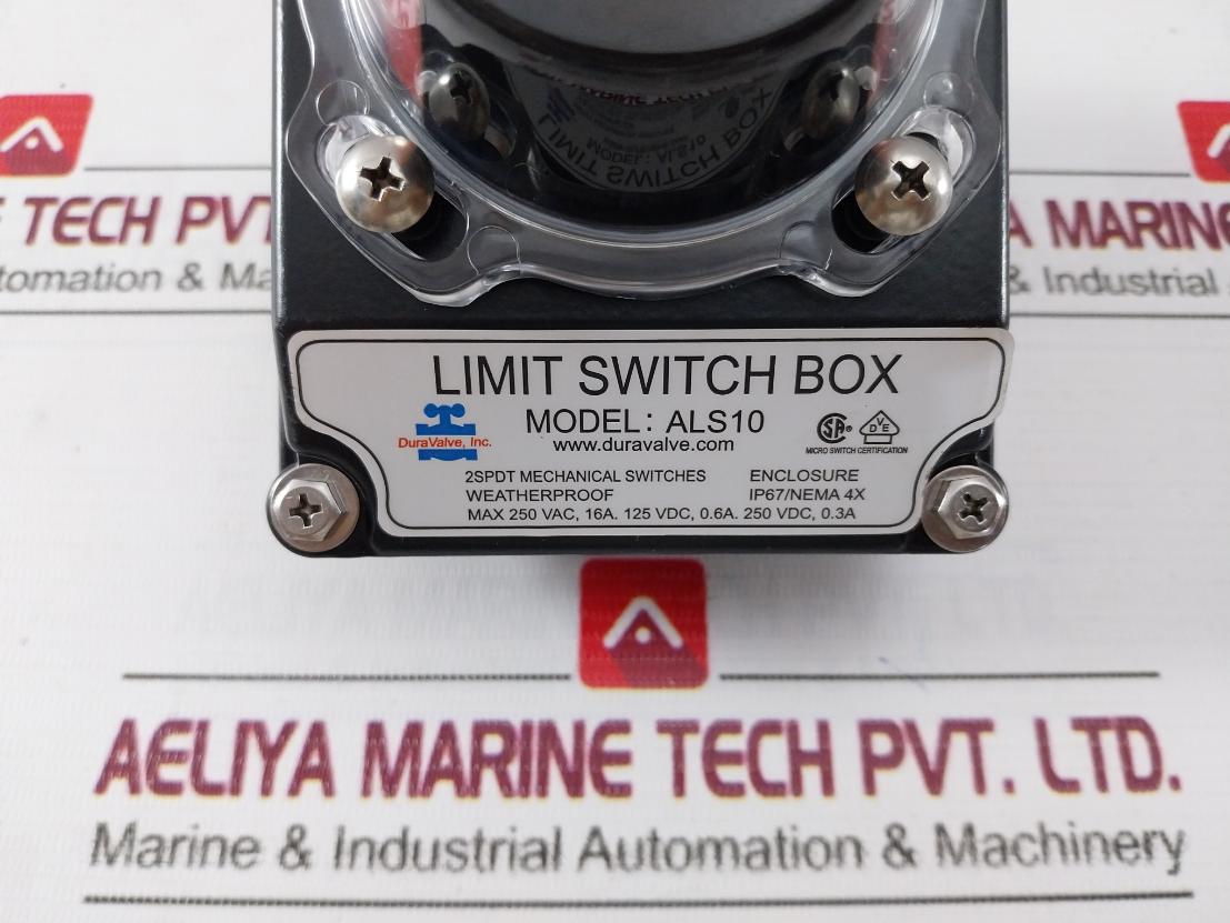 Dura Valve Als10 Limit Switch Box 16A