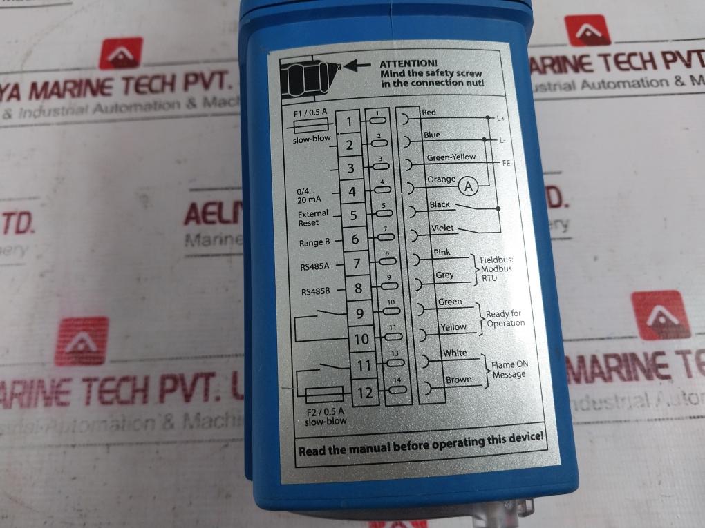 Durag D-lx 201 Ua-c0/P2/0000/Mp3 Flame Monitor With Software Interface 24Vdc/5W