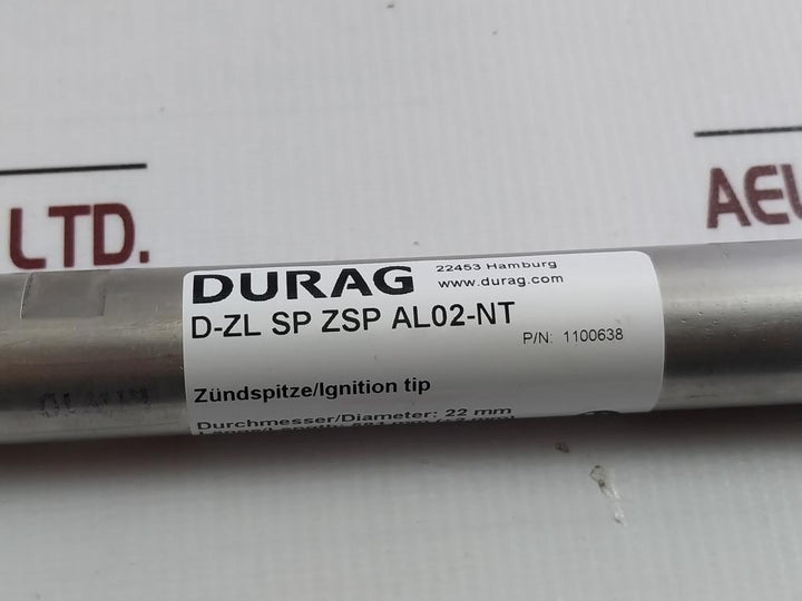 Durag D-zl Sp Zsp Al02-nt Spare Ignition Tip Boiler Oil/Lng Combination Burner 1100638