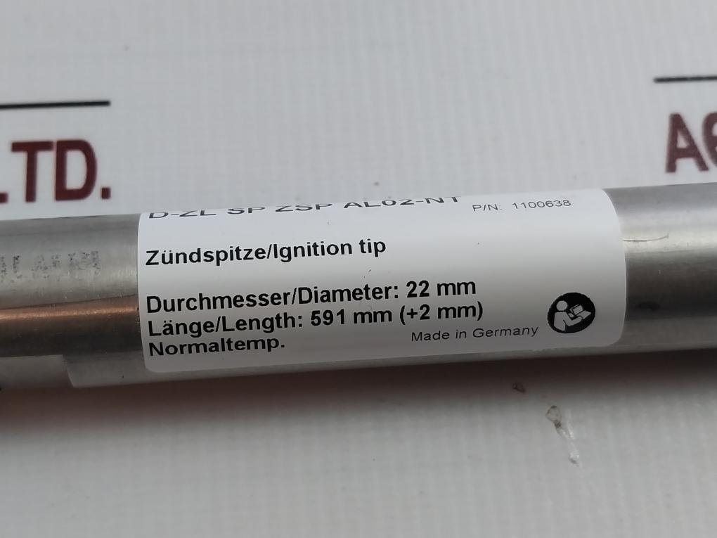 Durag D-zl Sp Zsp Al02-nt Spare Ignition Tip Boiler Oil/Lng Combination Burner