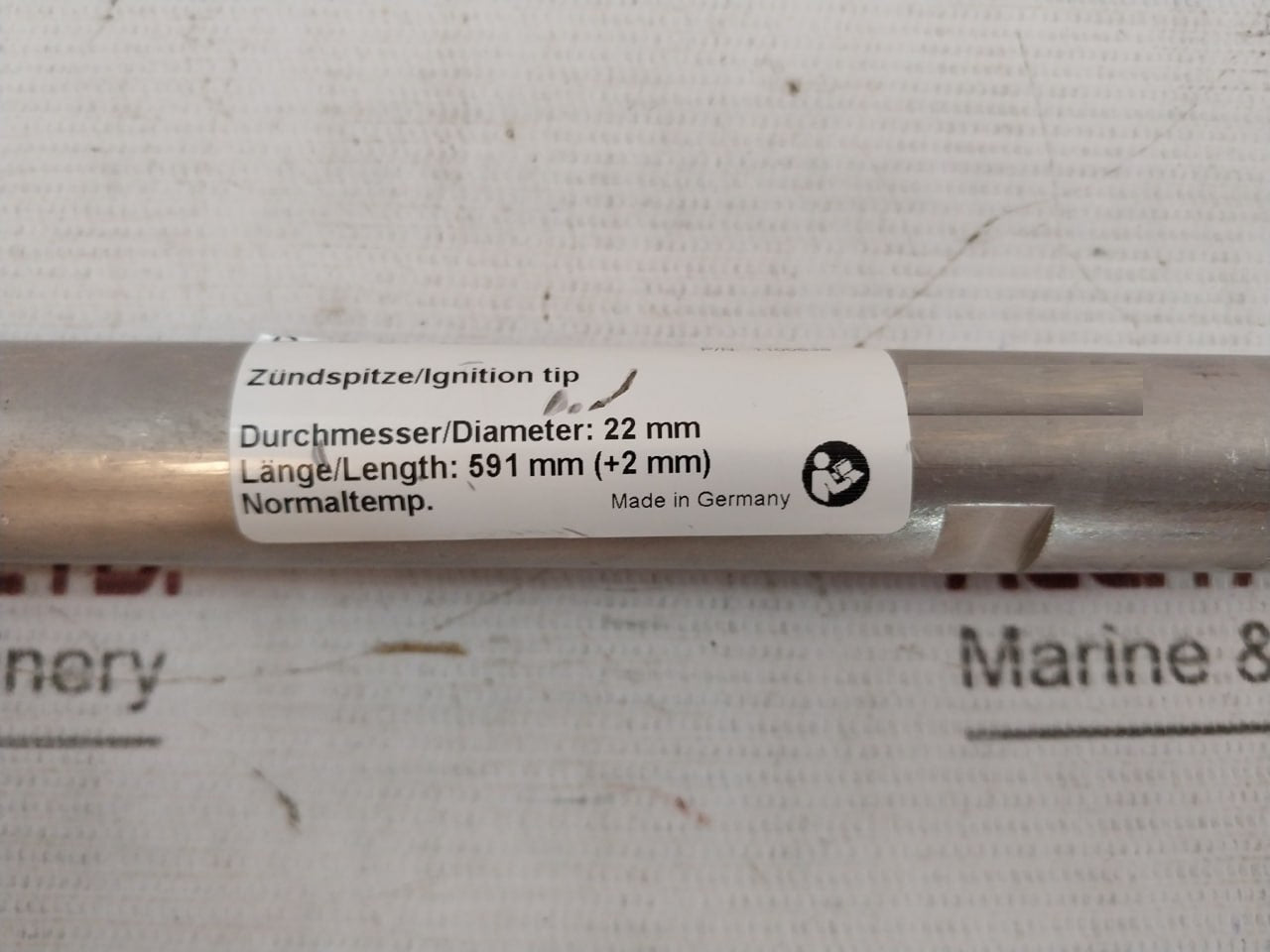 Durag D-zl Sp Zsp Al02-nt Spare Ignition Tip Boiler Oil/Lng Combination Burner 22 Mm