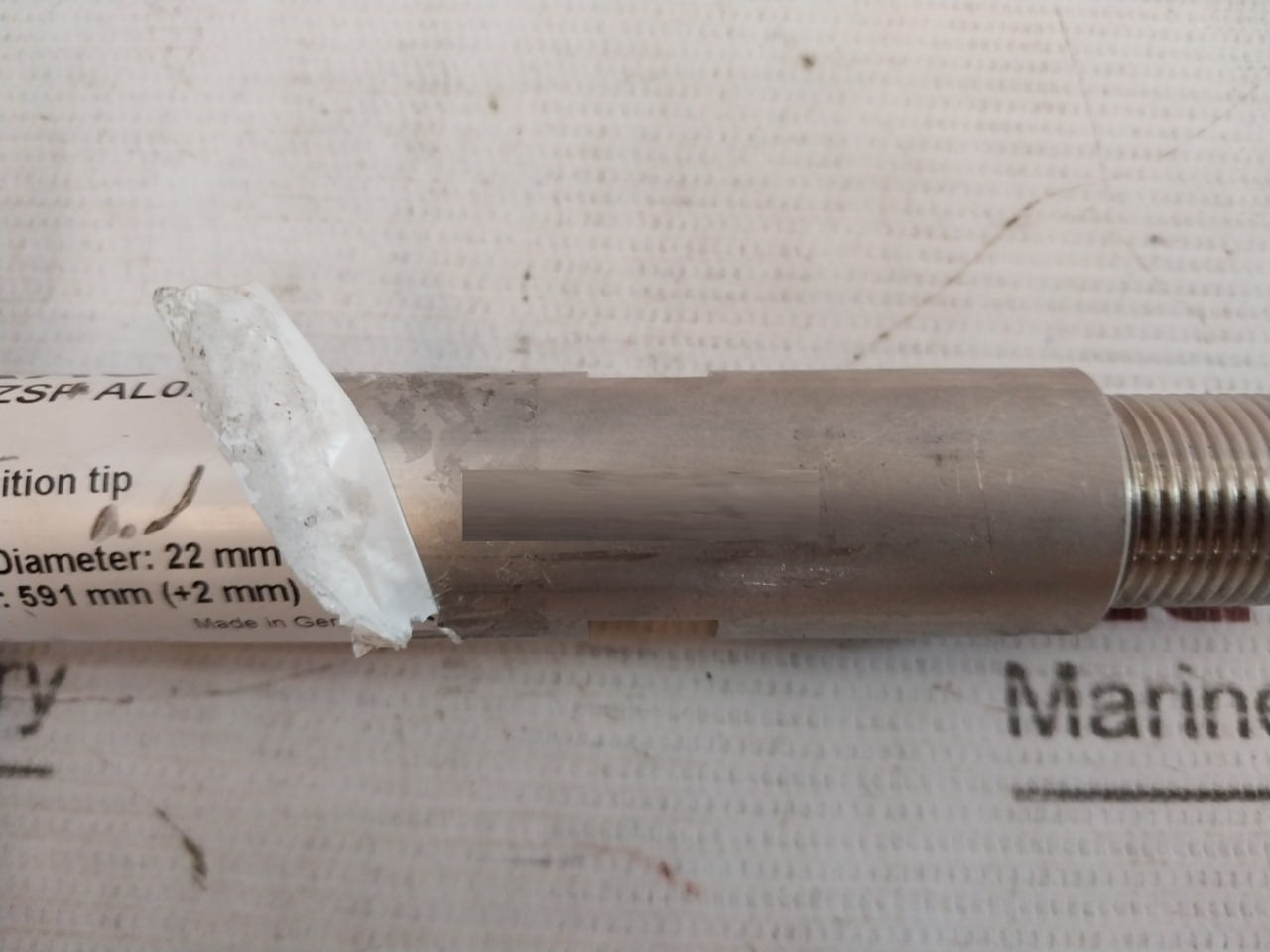 Durag D-zl Sp Zsp Al02-nt Spare Ignition Tip Boiler Oil/Lng Combination Burner 22 Mm