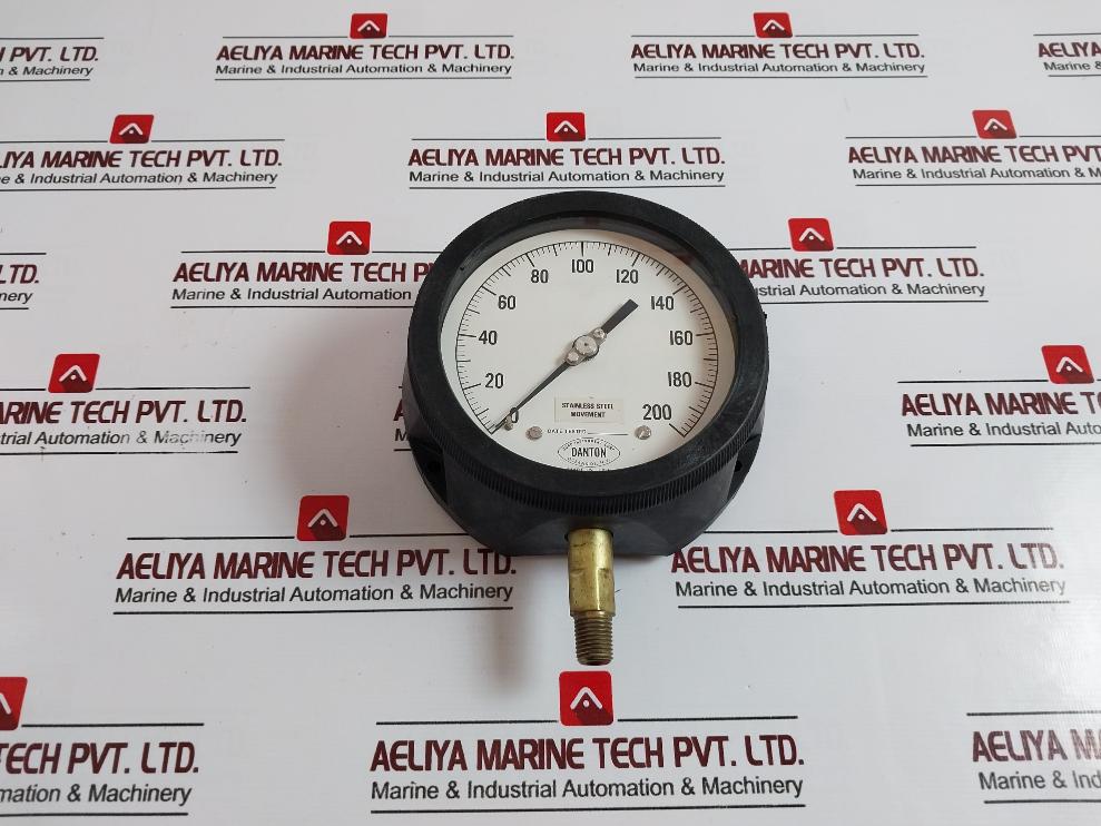 Duro 0-200 Pressure Gauge With Stainless Steel Movement