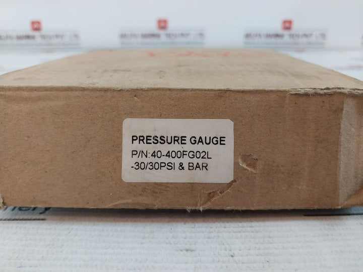 United Instrument 40-400Fg02L Pressure Gauge -1 To 2 Bar 100Kpa