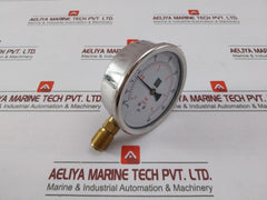 Duro United 40-400Fg02L Pressure Gauge 30-60Psi 1-4 Bar
