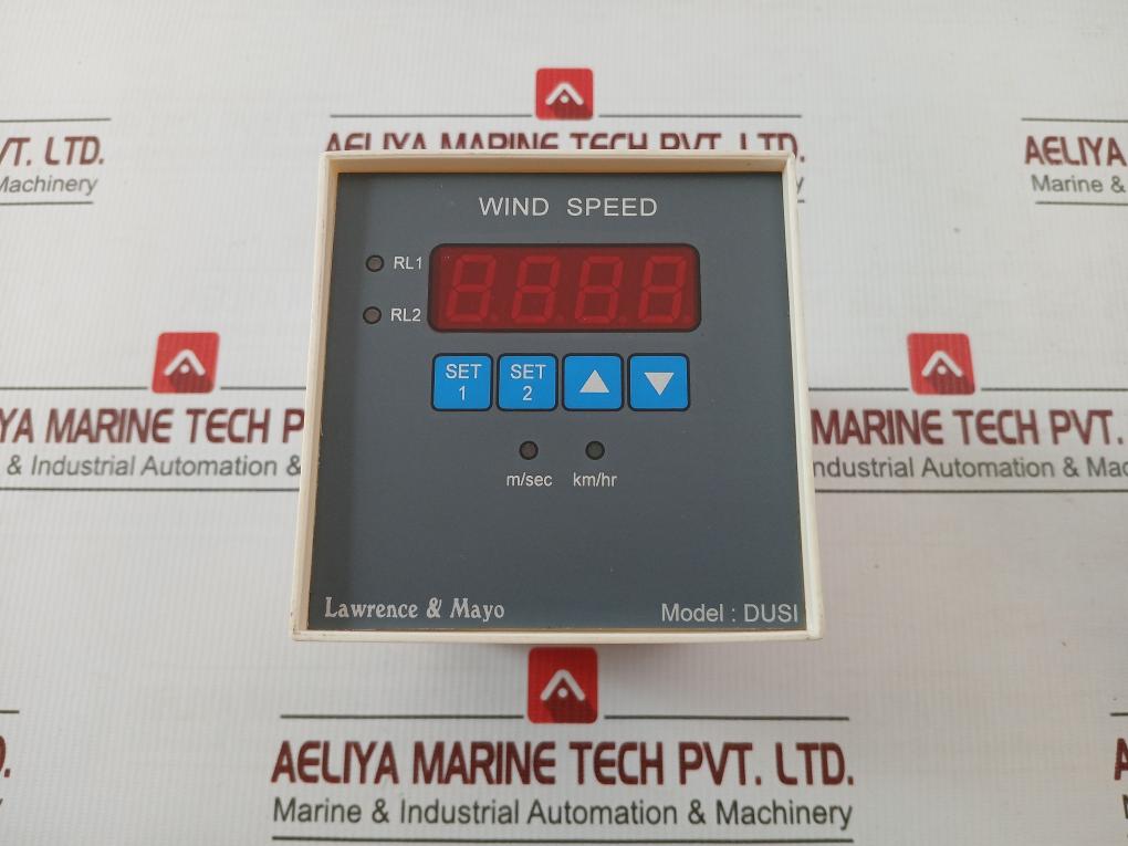 Dusi Wind Speed Indicator And Controller 110/220V 4-20Ma Lawrence & Mayo