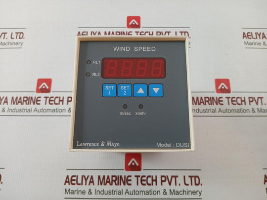 Dusi Wind Speed Indicator And Controller 110/220V 4-20Ma Lawrence & Mayo