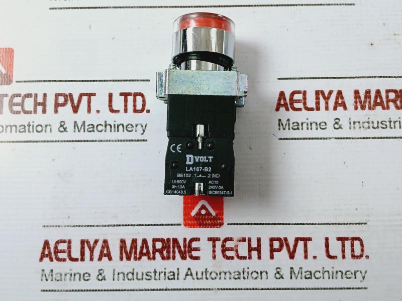 Dvolt La167-bv6 Red Led Push Button 120V Max Iec60947-5-1