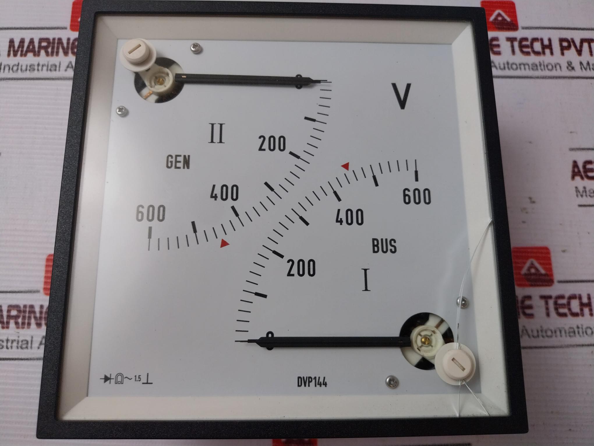 Dvp144 0-600V Double Voltmeter