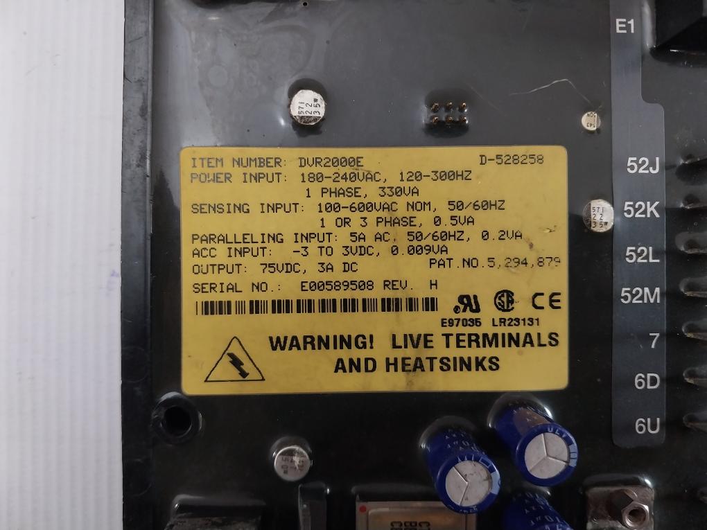 Dvr2000E Marathon Electric Digital Regulator
