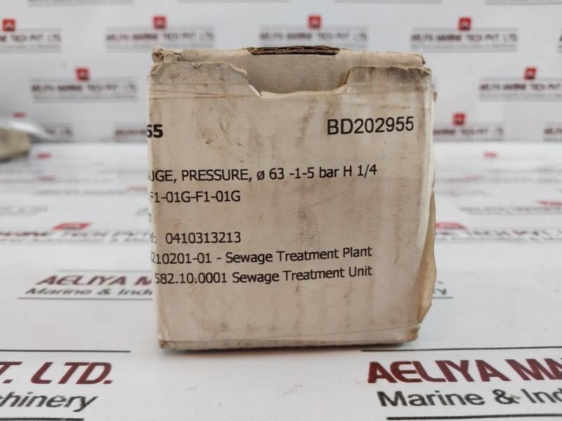 Dvz-services En 837-1 Sewage Treatment Plant, -1 To 5 Bar, Shimmer