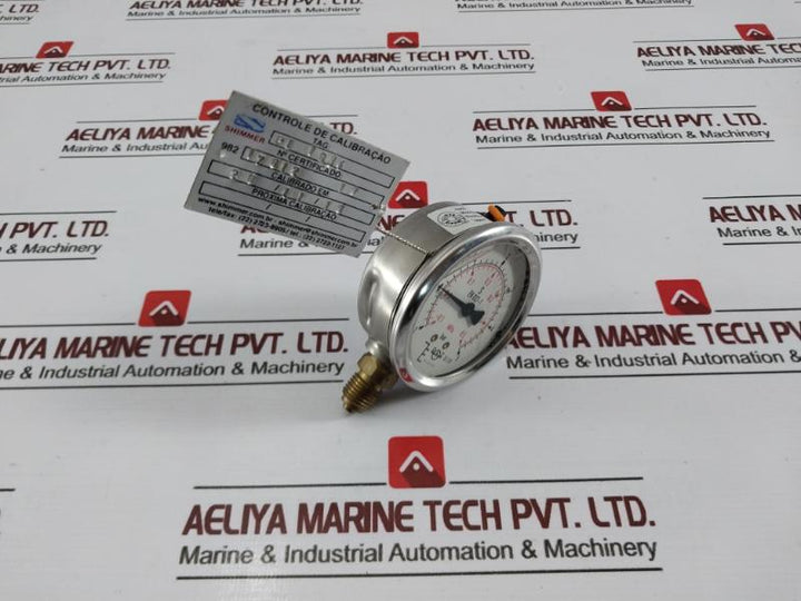 Dvz En 837-1 Liquid Pressure Gauge -0.1 To 0.5 Mpa / -1 To 5 Bar