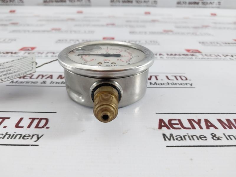 Dvz En 837-1 Liquid Pressure Gauge -0.1 To 0.5 Mpa / -1 To 5 Bar